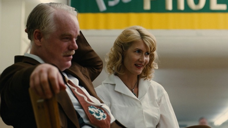 Laura Dern and Philip Seymour Hoffman