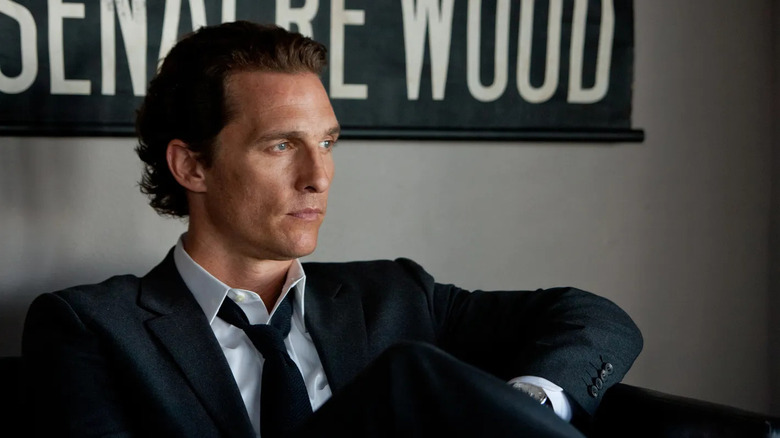 Matthew McConaughey sitting down