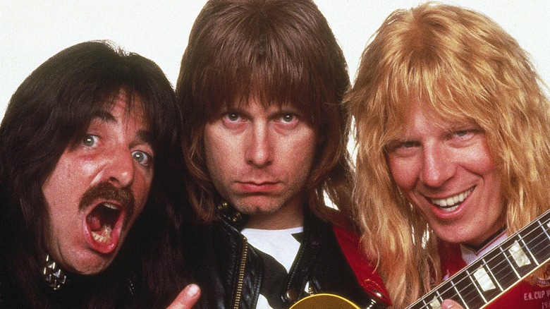 A group shot of the band in This is Spinal Tap.