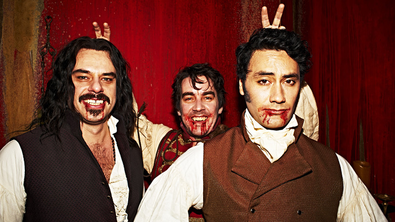 The vampire trio from mockumentary What We Do In The Shadows