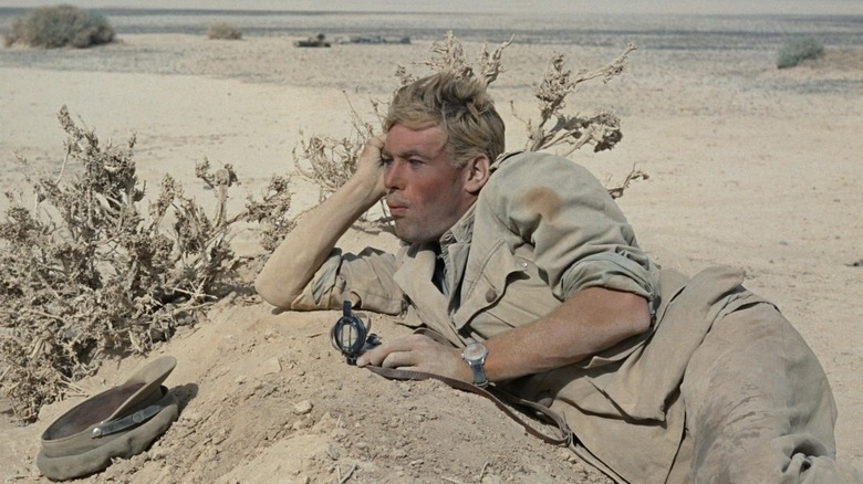 Peter O'Toole as Lawrence of Arabia.