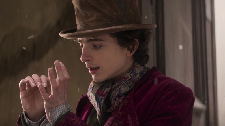 Timothee Chalamet as Wonka