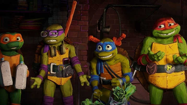 TMNT Mutant Mayhem Donnie, Raph, Leo and Mikey 