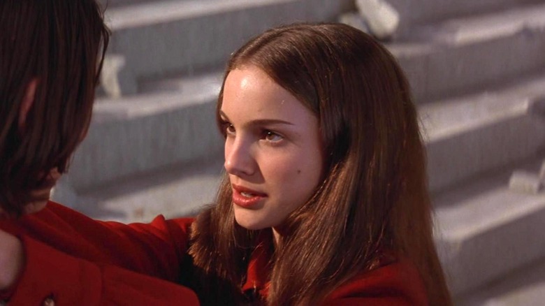 Natalie Portman giving medal