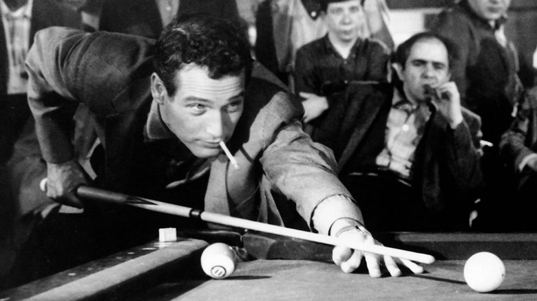 Paul Newman playing pool The Hustler