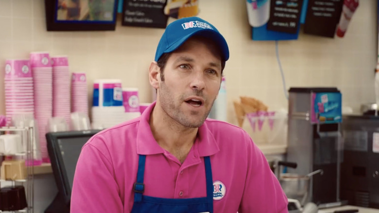 Ant-Man working at Baskin Robbins