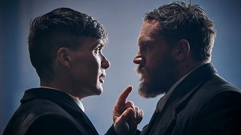 Cillian Murphy confronts Tom Hardy Peaky Blinders
