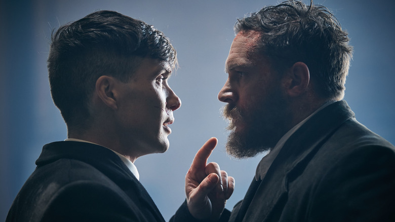 Cillian Murphy confronts Tom Hardy Peaky Blinders