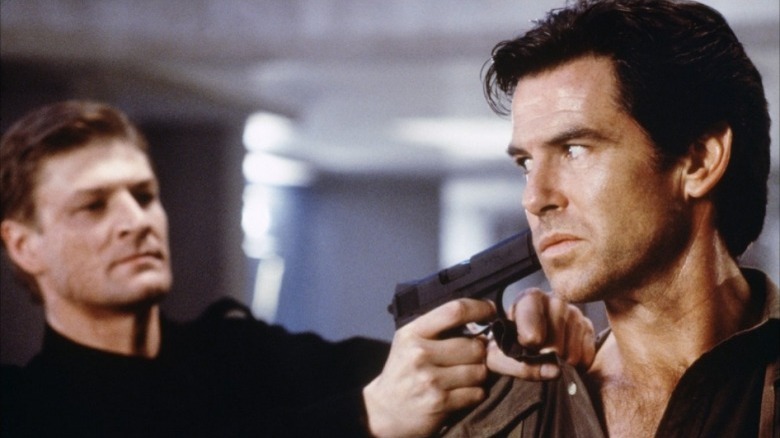 Pierce Brosnan gun to head Goldeneye