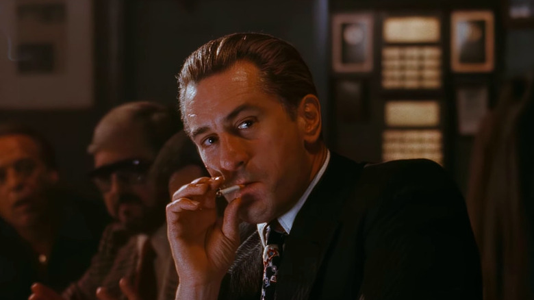 De Niro smokes cigarette jimmy conway Goodfellas