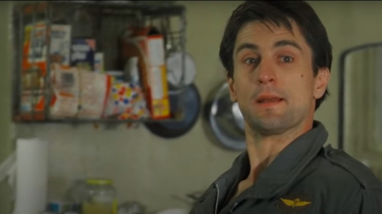 De Niro as Travis Bickle kitchen Taxi Driver