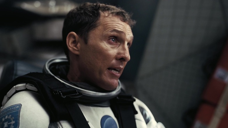 Matthew McConaughey's Ben gets into some space trouble in Interstellar