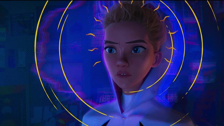 Gwen's spider-sense tingles in Spider-Man: Across the Spider-Verse