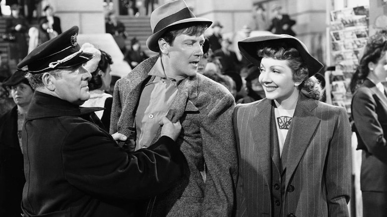 Joel McCrea and Claudette Colbert