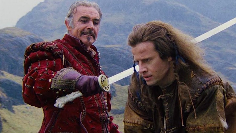 Sean Connery and Christopher Lambert "Highlander"