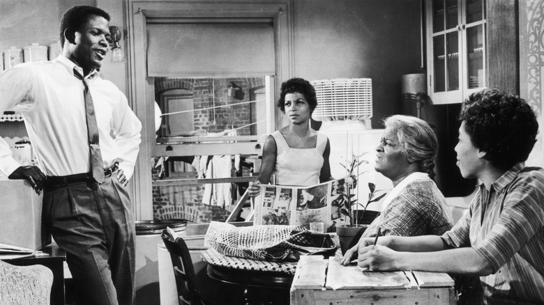 Sidney Poitier in "A Raisin in the Sun" 