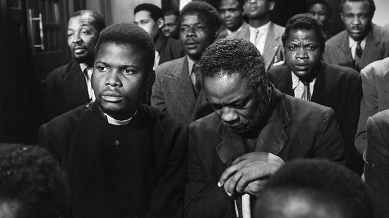 Sidney Poitier in "Cry, the Beloved Country"