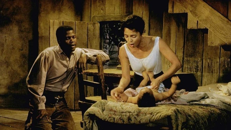 Sidney Poitier and Dorothy Dandridge in "Porgy and Bess" 