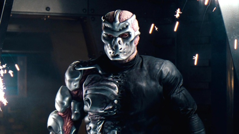 Kane Hodder as the cyborg version of Jason Voorhees in Jason X