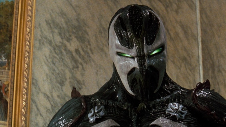 Michael Jai White as Spawn looking ahead in "Spawn"