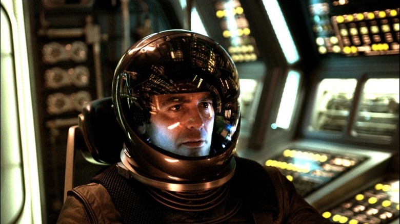 George Clooney in spacesuit