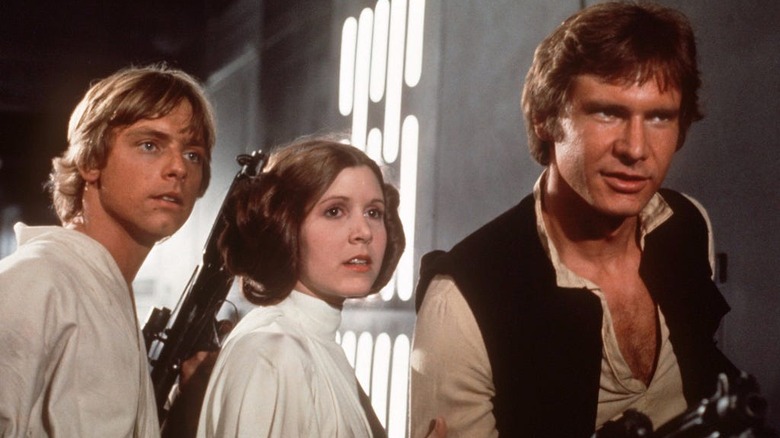 Luke and Leia and Han