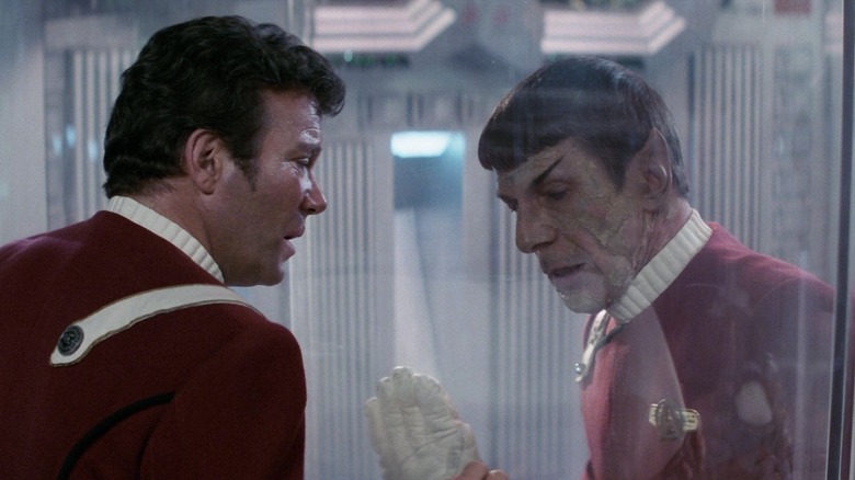 Kirk and Spock farewell