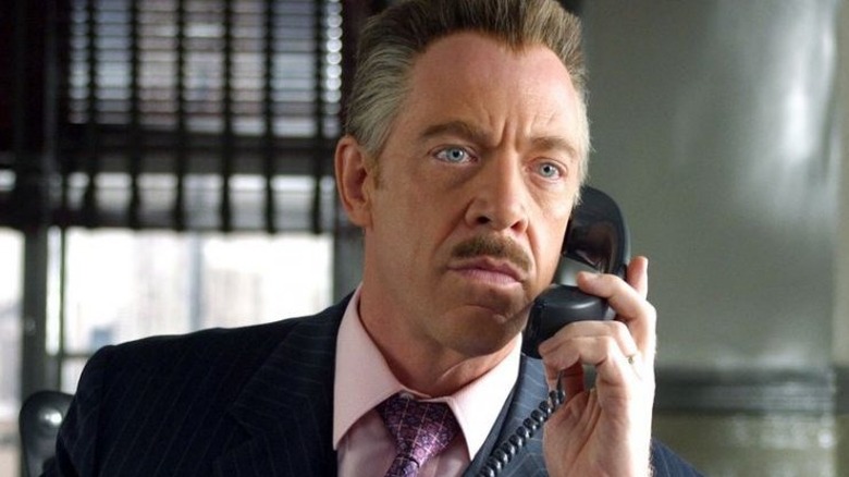 J.K. Simmons as J. Jonah Jameson in "Spider Man"