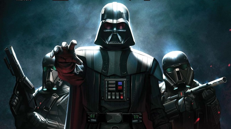 Darth Vader and guards