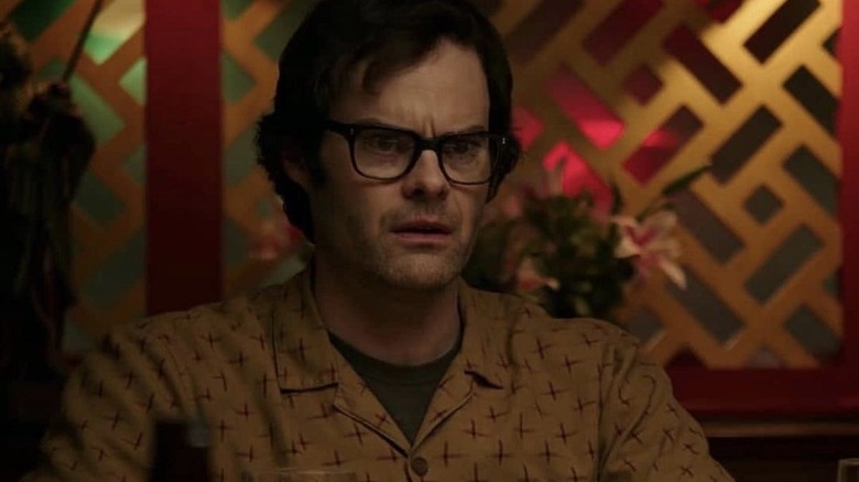 Richie Tozier (adult version played by Bill Hader) is horrified at the Chinese buffet in It Chapter Two