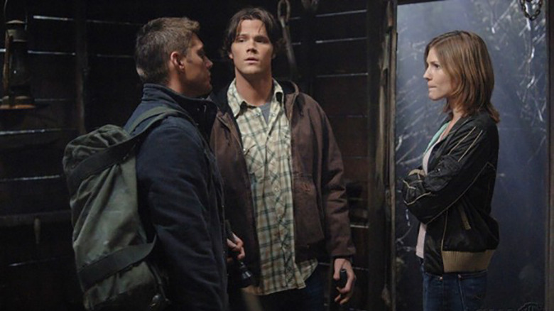 Sam, Dean, and Molly talking Supernatural