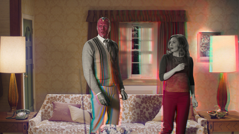 Wanda and Vision experience some glitching