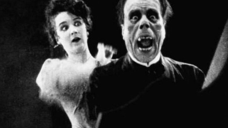 Mary Philbin and Lon Chaney in The Phantom of the Opera