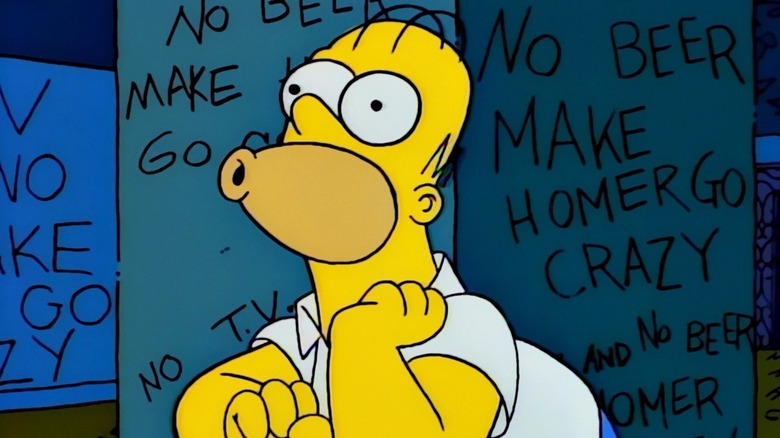 Homer going crazy