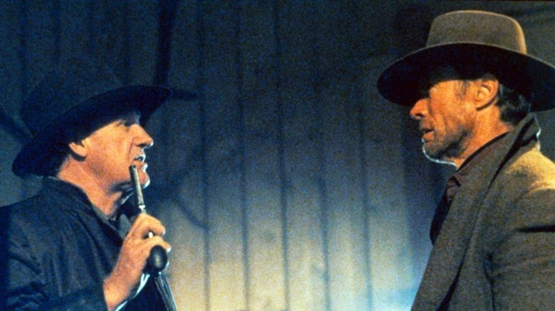 Gene Hackman and Clint Eastwood in "Unforgiven"