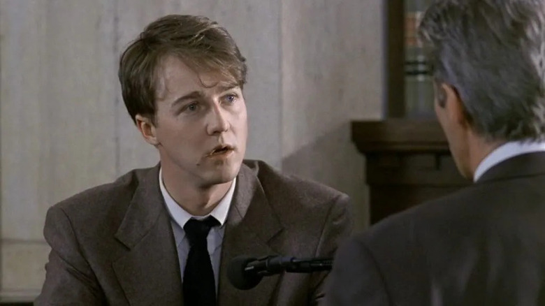 Edward Norton on trial