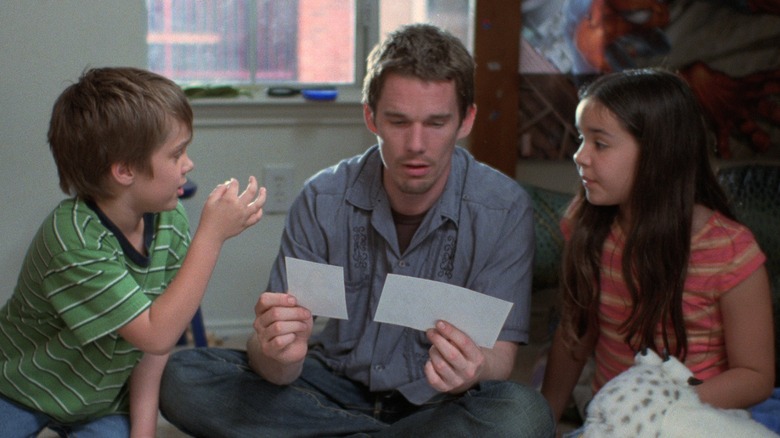 Ethan Hawke with kids