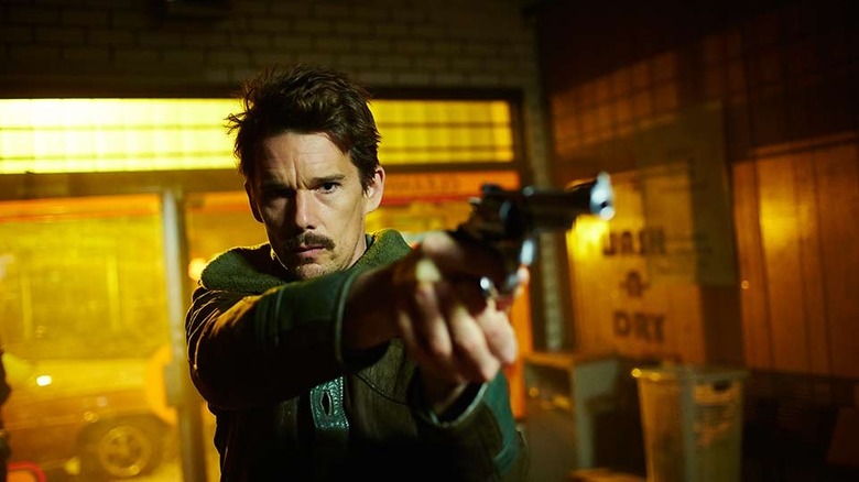 Ethan Hawke with gun