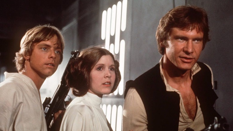 Luke and Leia and Han