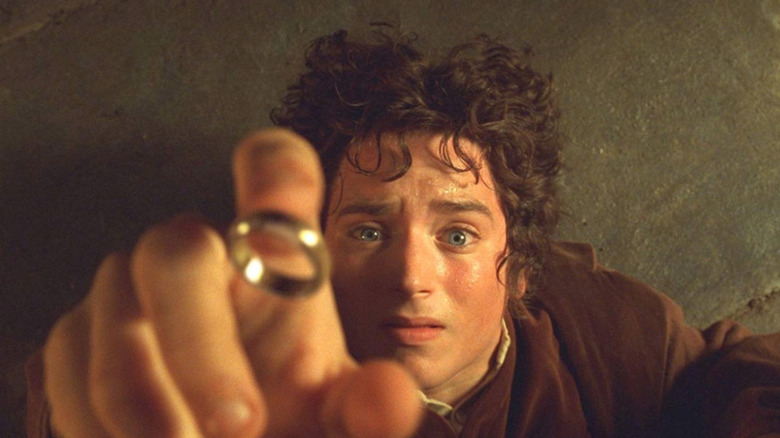 Frodo catches ring