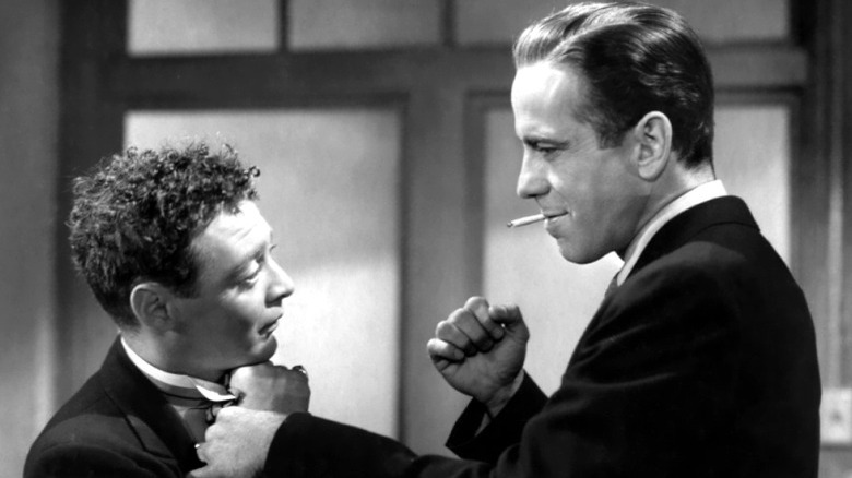 Sam Spade punching Joel Cairo