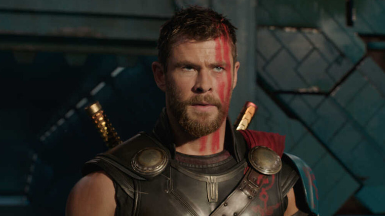 Chris Hemsworth as Thor in "Thor: Ragnorok"