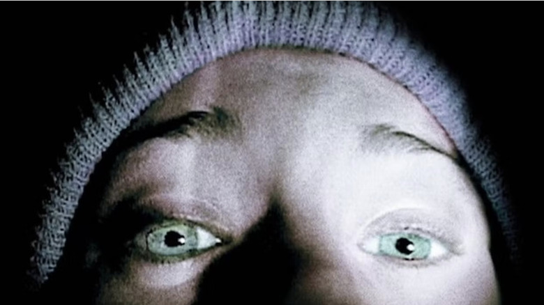 Closeup on eyes in Blair Witch Project