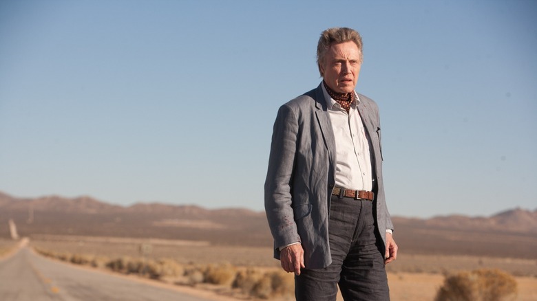 Christopher Walken on the side of the road