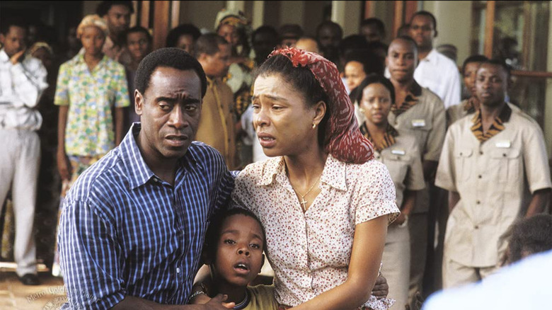 Don Cheadle with his family