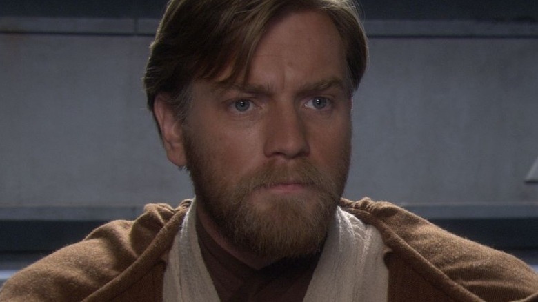 Obi-Wan frowning and concerned Revenge of the Sith