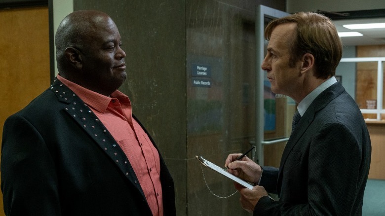 Jimmy and Huell in court Better Call Saul