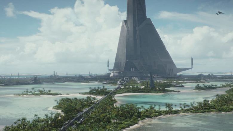 The Imperial base on Scarif