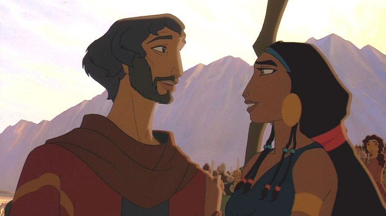 Moses and Tzipporah in The Prince of Egypt