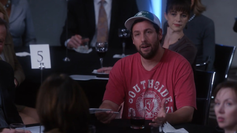 Adam Sandler hat red shirt